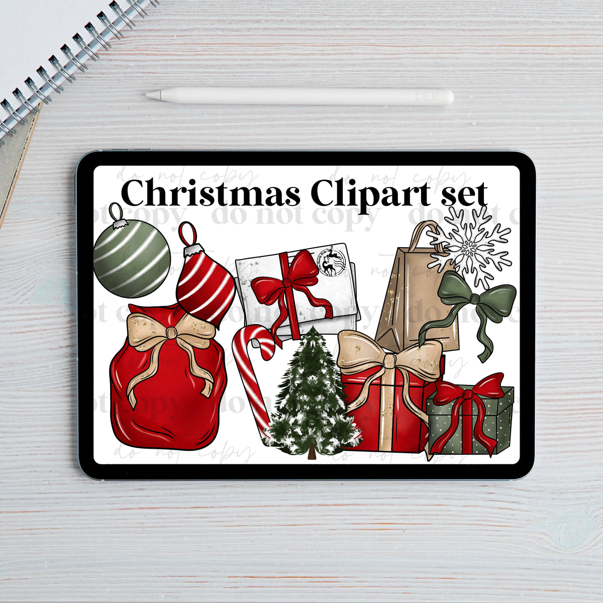 Traditional christmas clipart