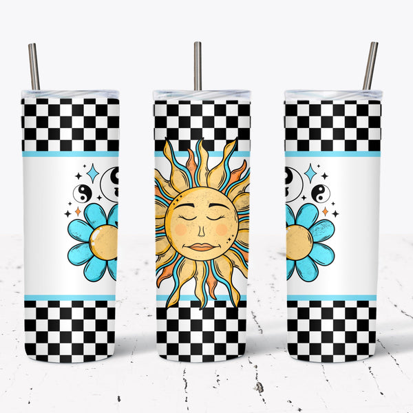 Sun yin yang Tumbler Wrap