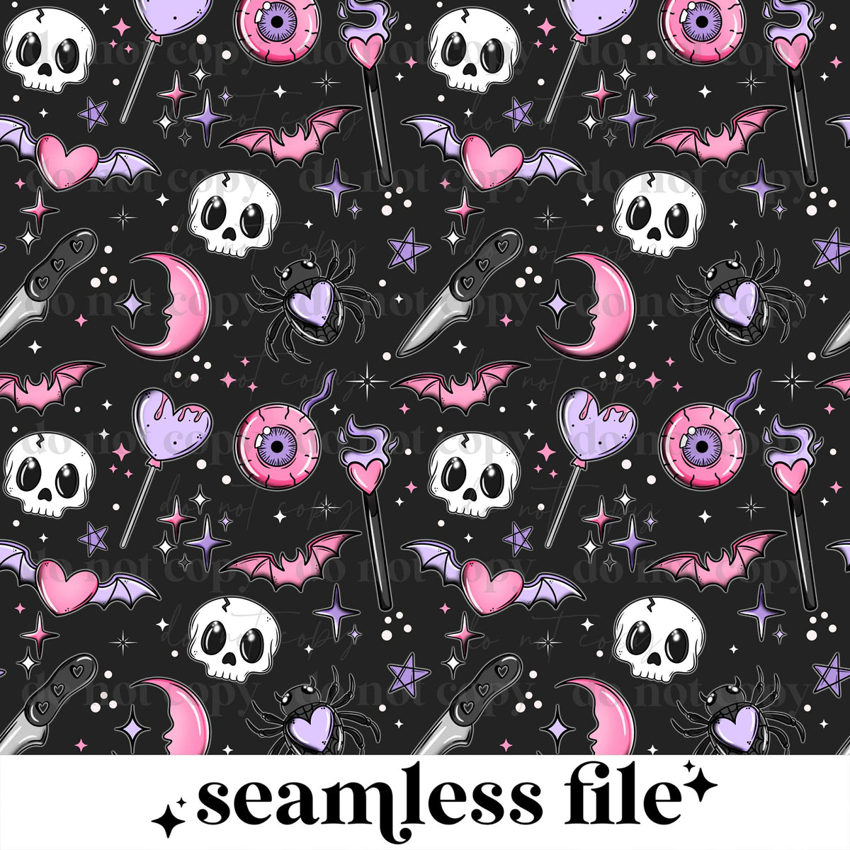 Spooky Things Seamless