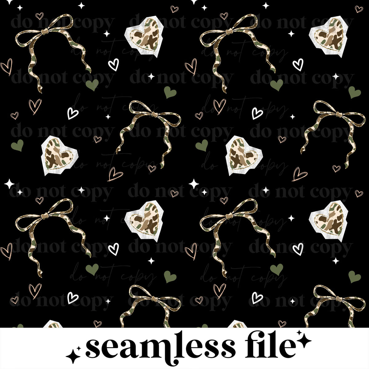 Camo Heart Seamless