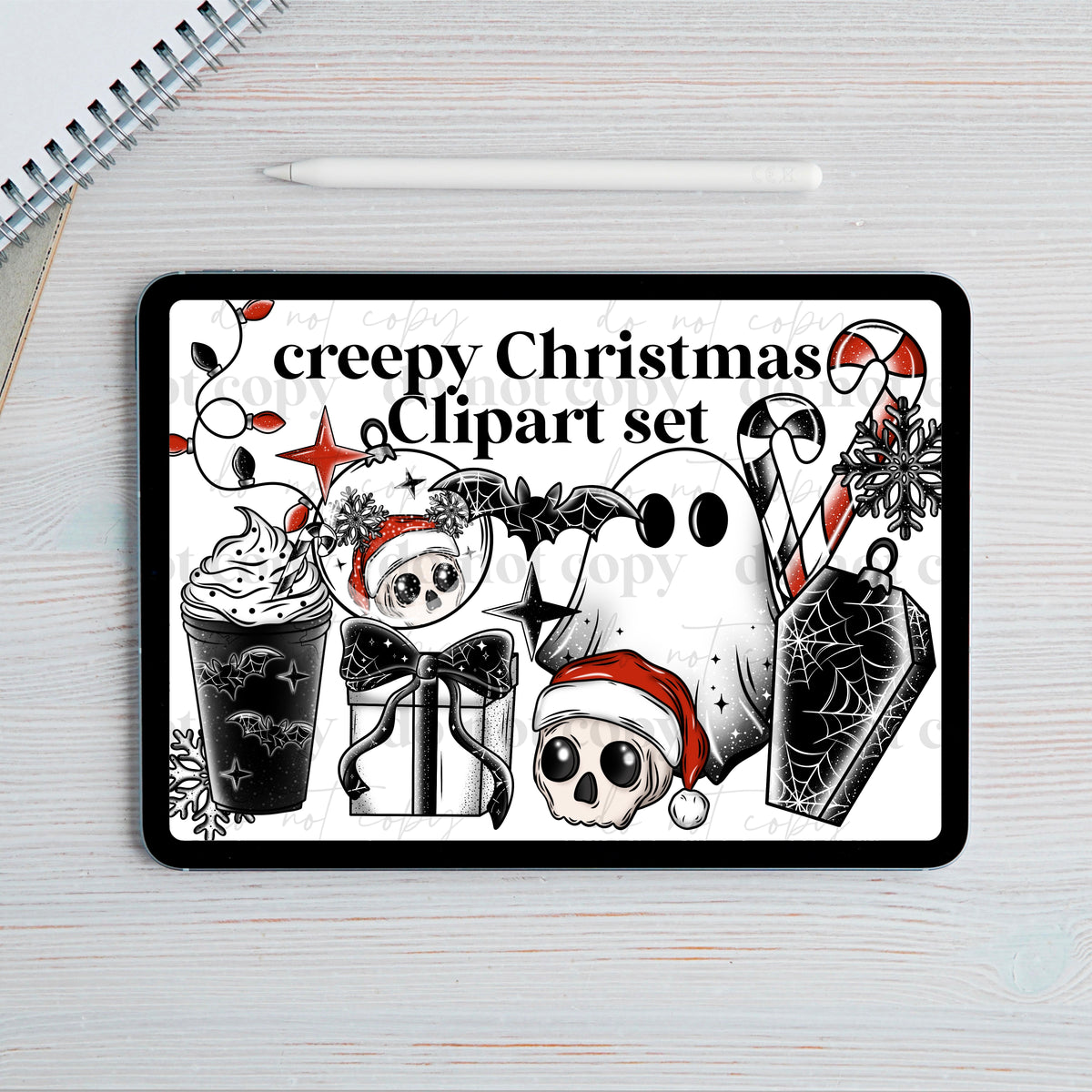 Creepy Christmas volume 2 Clipart