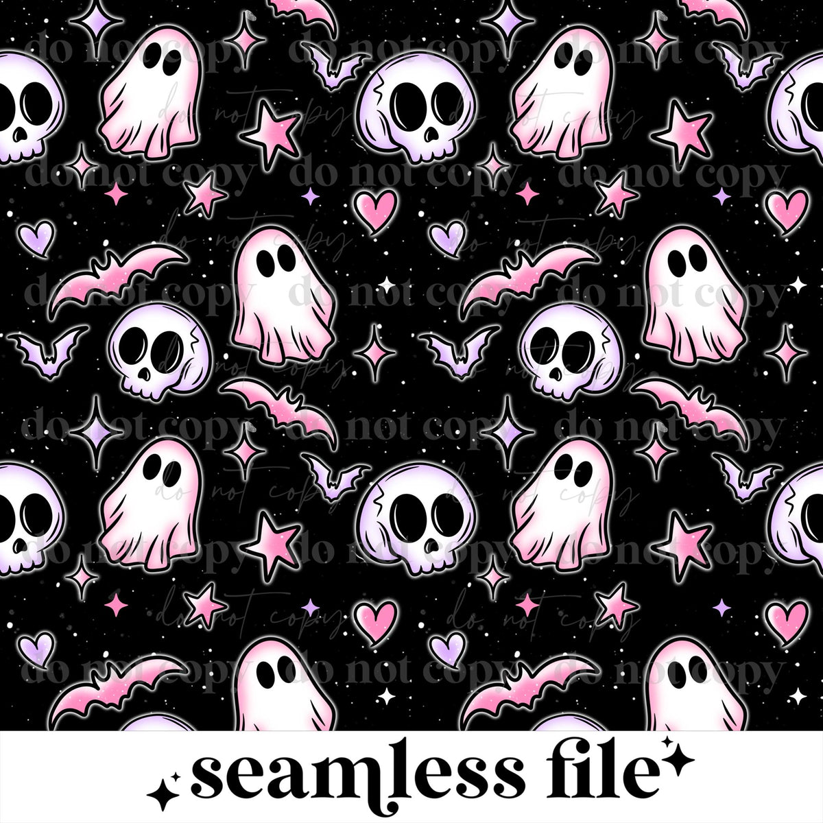 Spooky Vibes Seamless