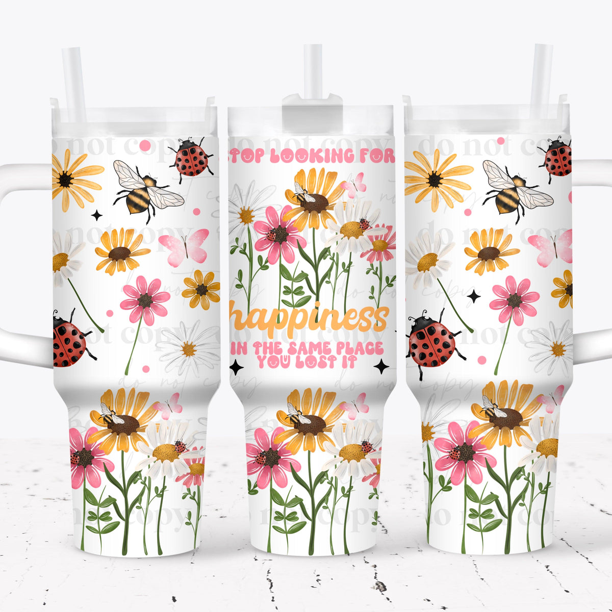 Wildflowers 40oz Tumbler Wrap