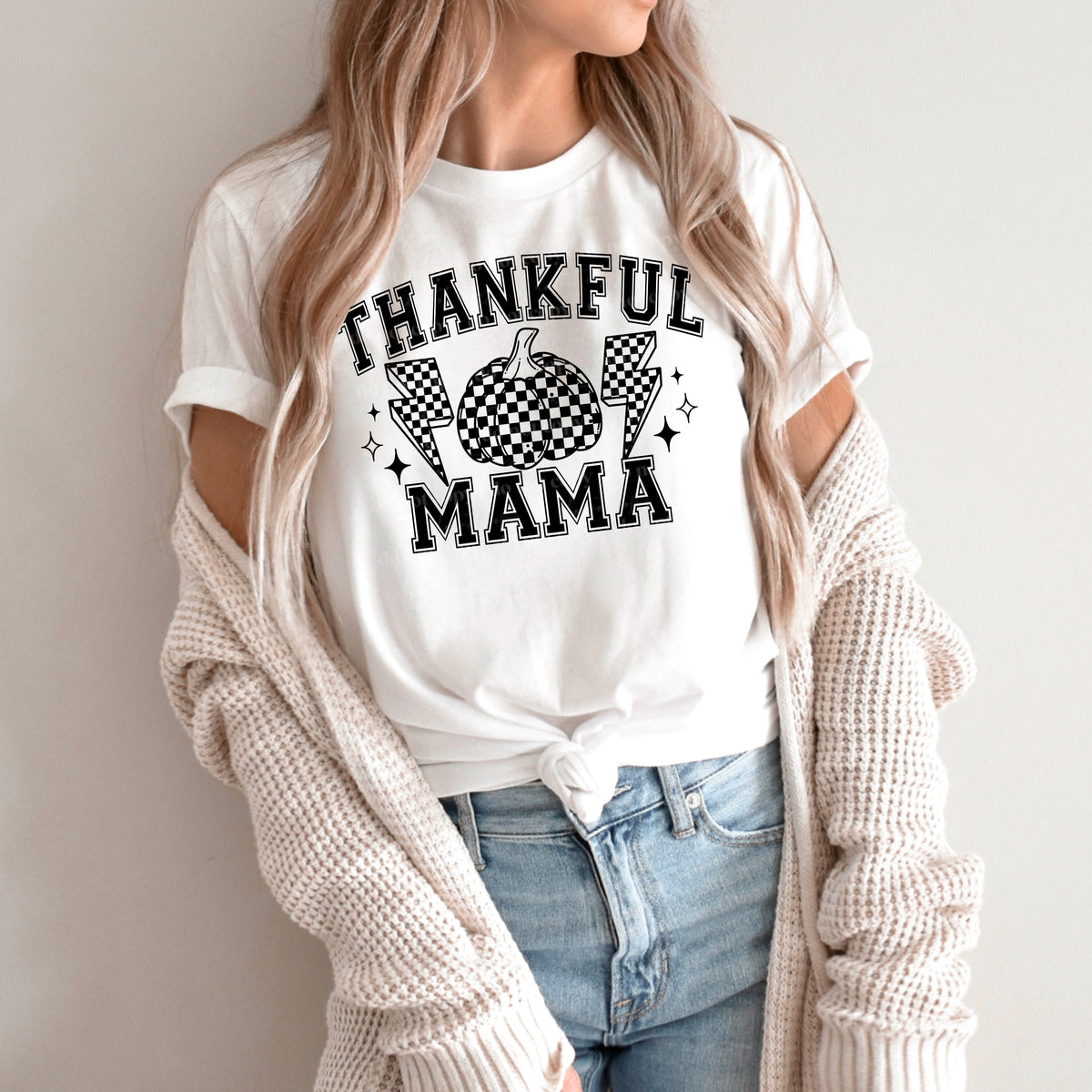 Thankful mama single color