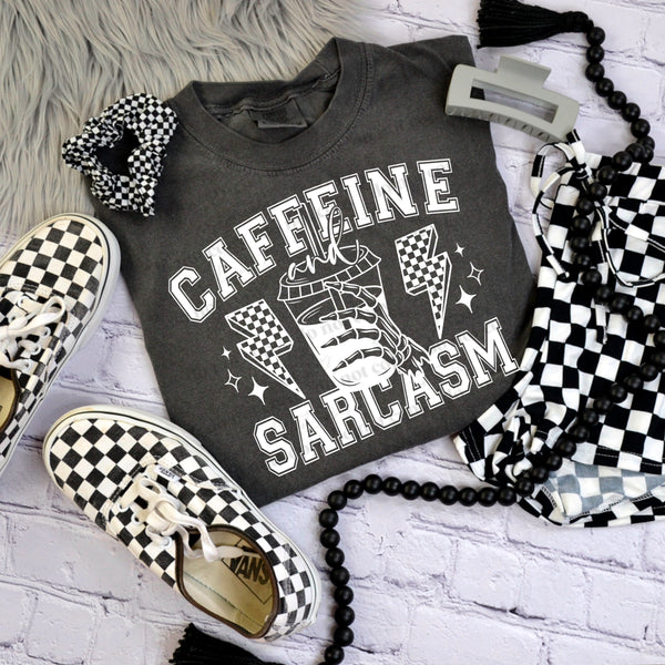 Caffeine sarcasm single color