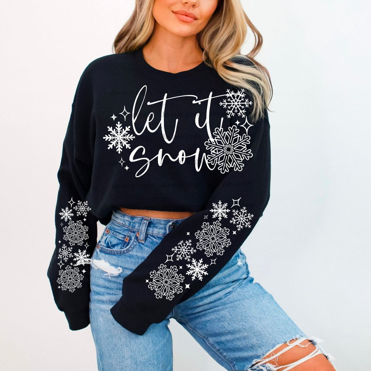 Let it snow with sleeve