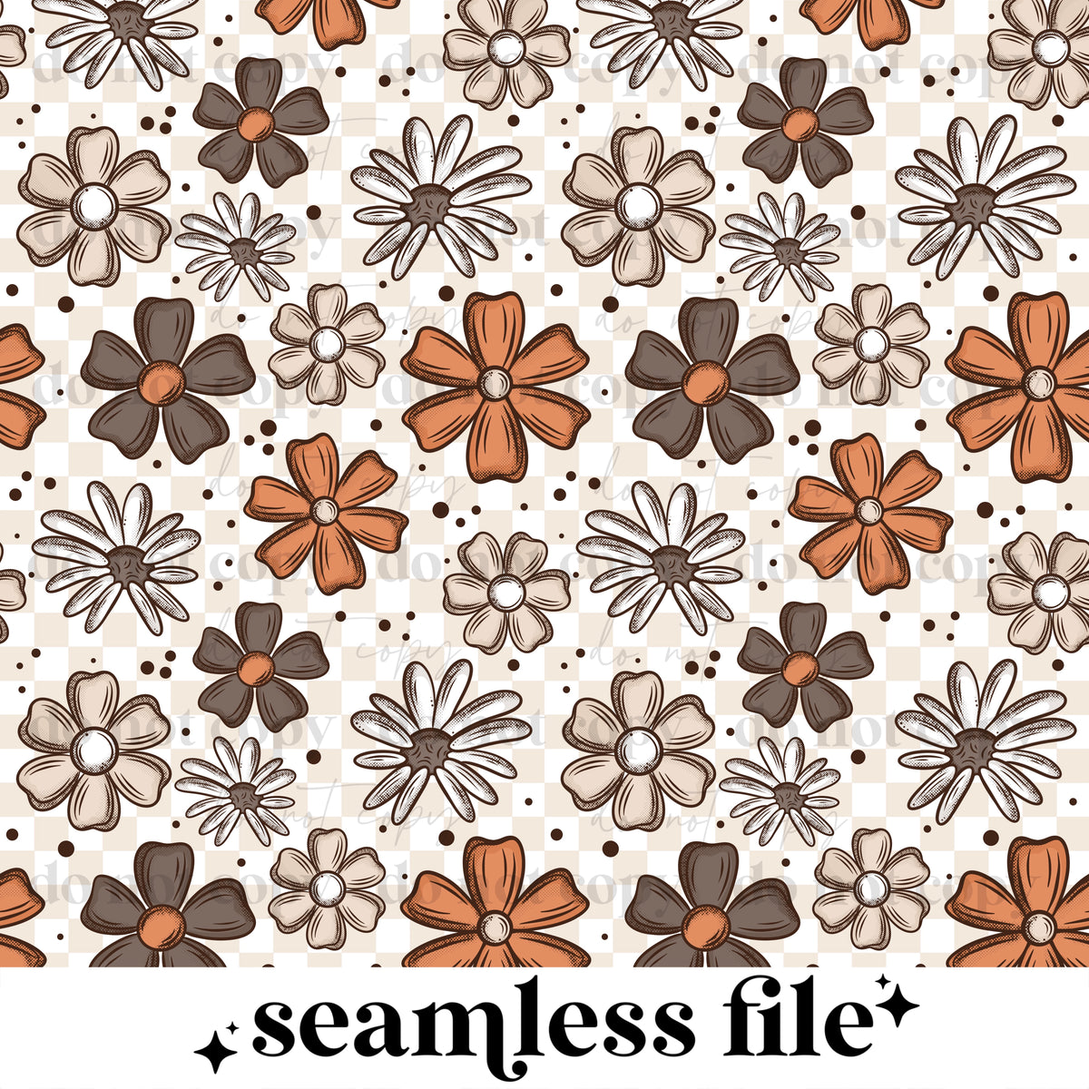 Fall florals Seamless