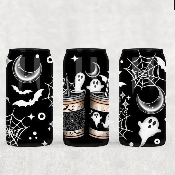 Spooky Coffee 16oz Glass Wrap (2 variants)