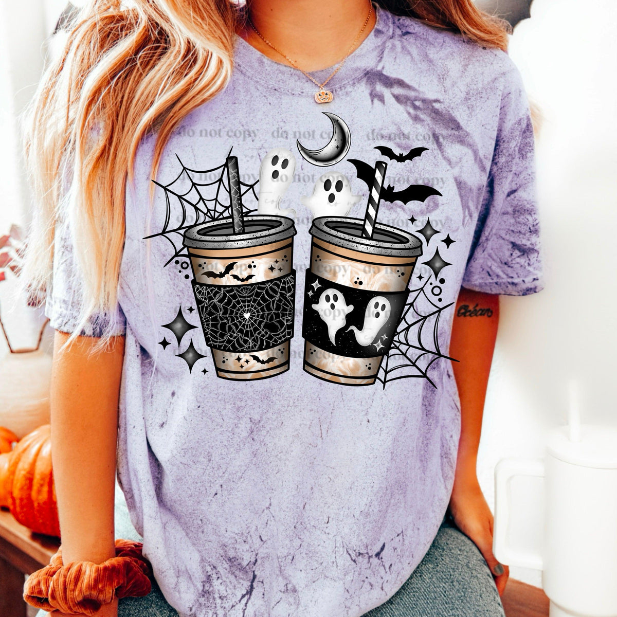 Spooky coffee (in white and black options)