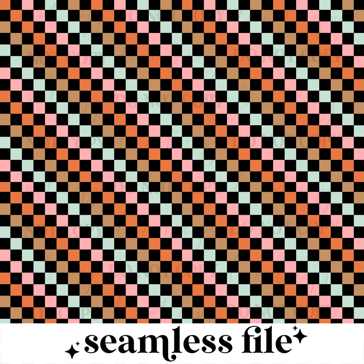Retro checker Seamless
