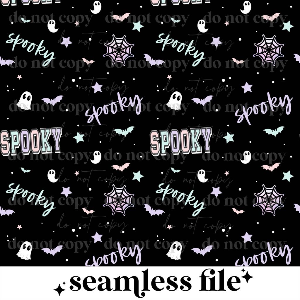 Black Spooky Seamless