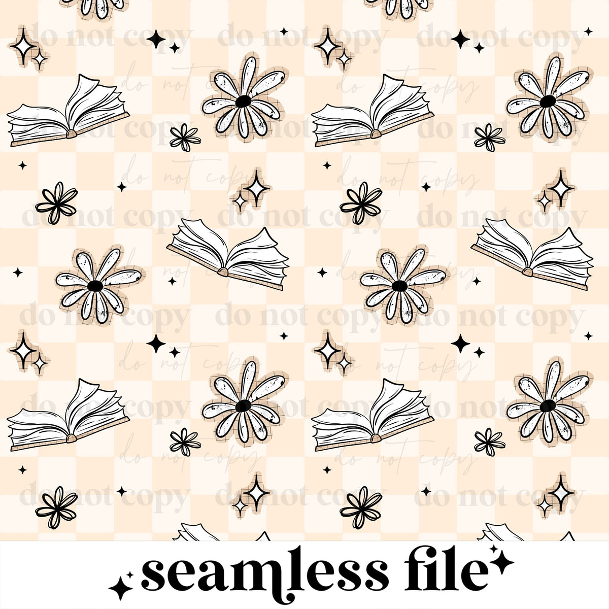 Checker Book Seamless