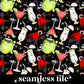 Spooky Cocktail Seamless