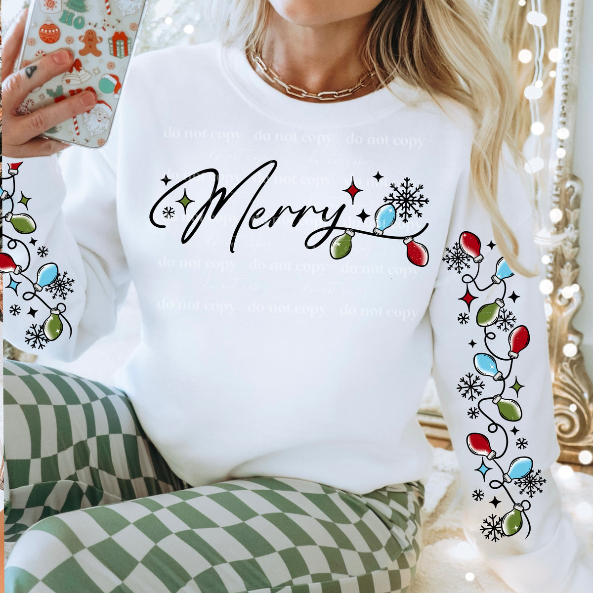 merry lights png and sleeve