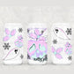 Pastel Holly Jolly 16oz Glass Wrap PNG