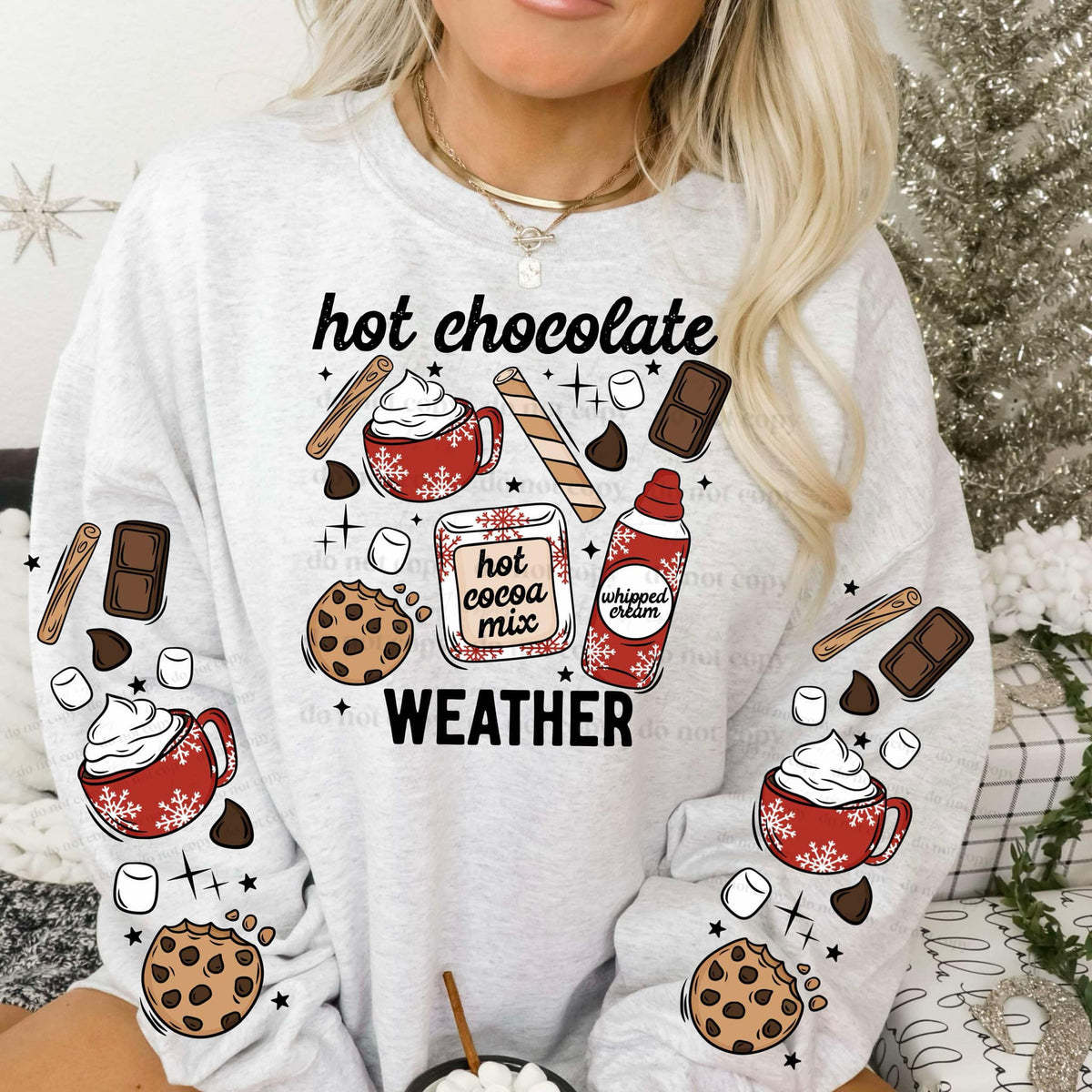 Hot Chocolate Weather w/ Sleeves PNG