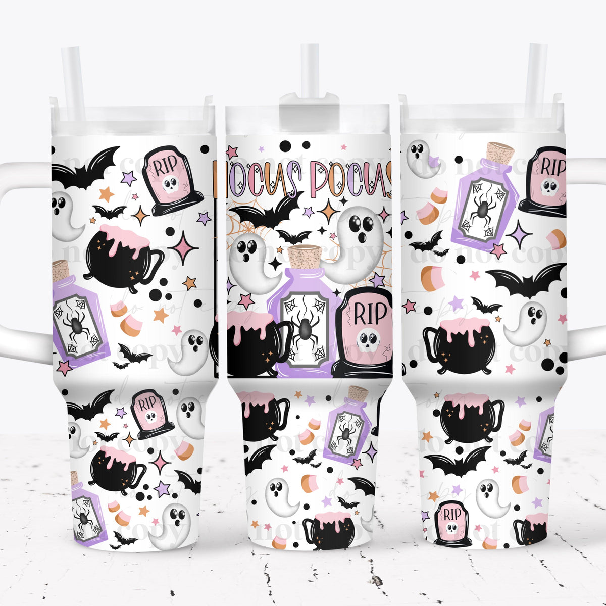 Hp pastel spooky 40oz Tumbler Wrap