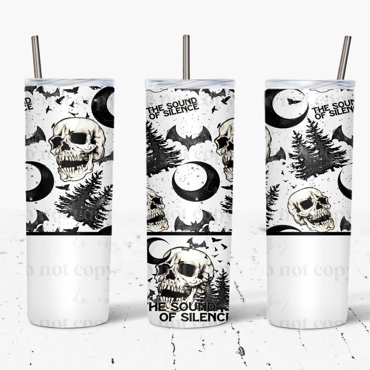 Sound Of Silence Tumbler Wrap PNG