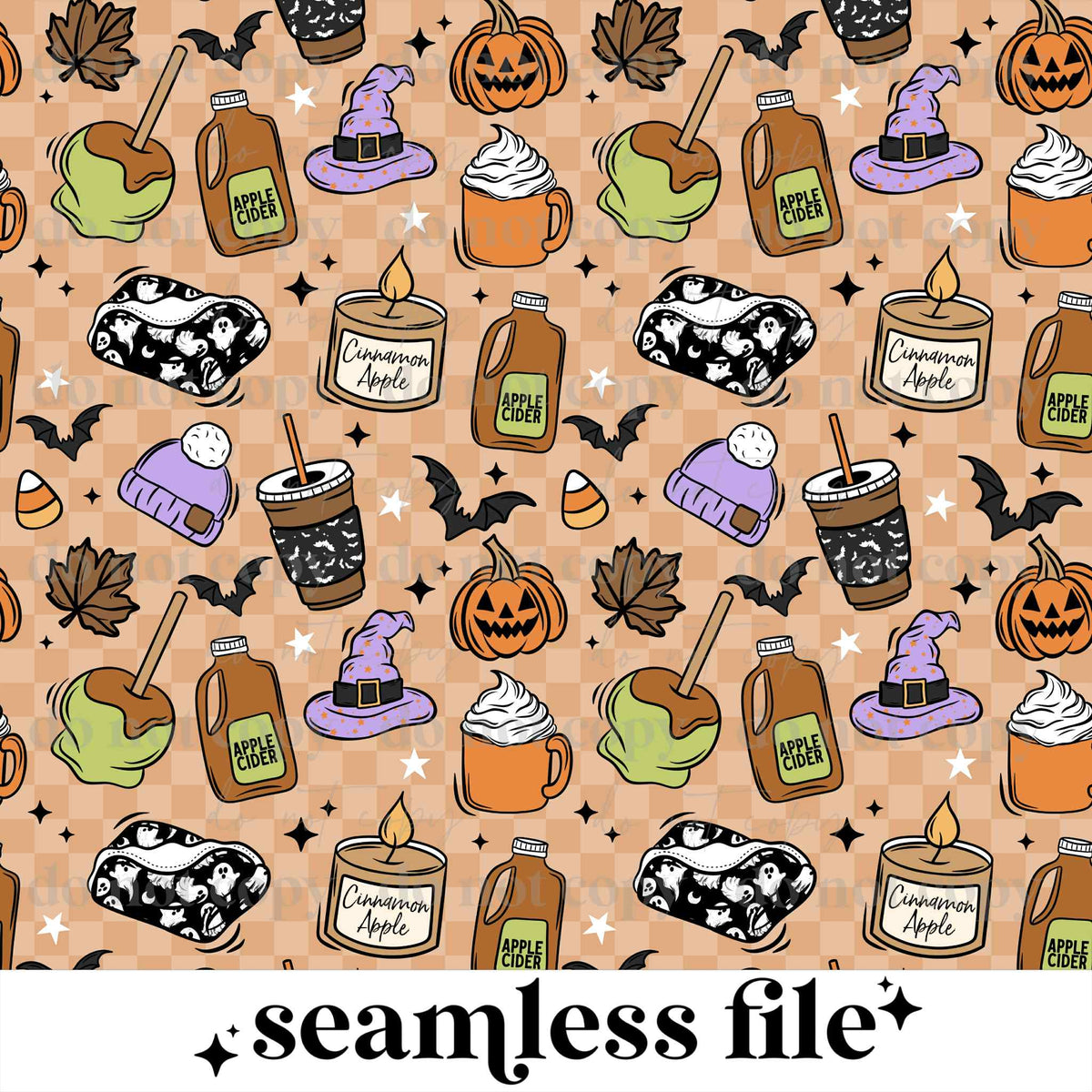Just A Girl Who Loves October Seamless