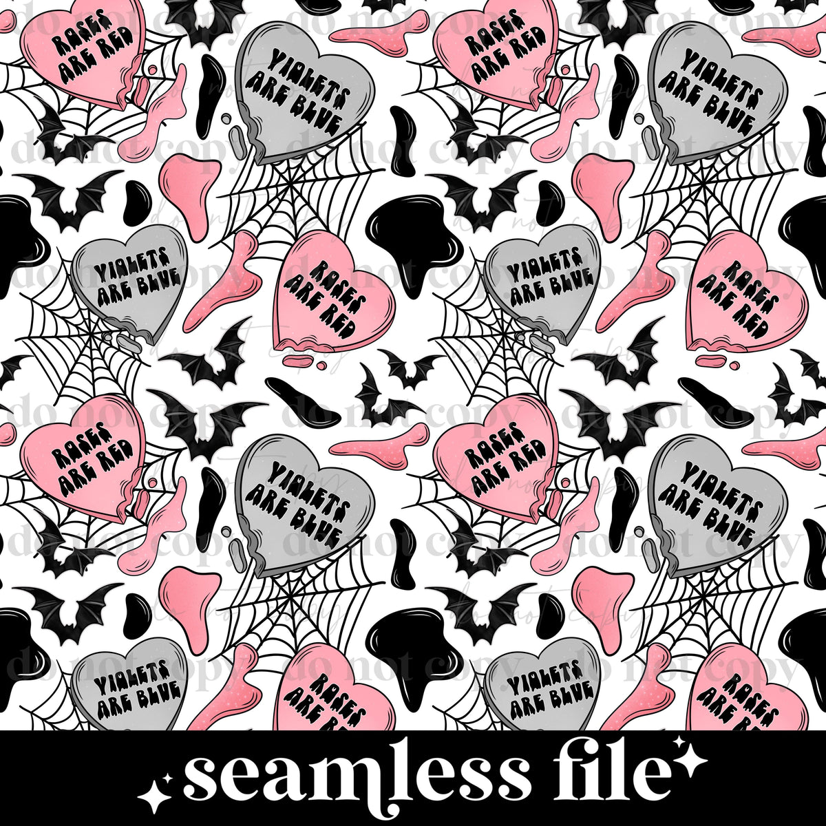 Roses Are Red Seamless