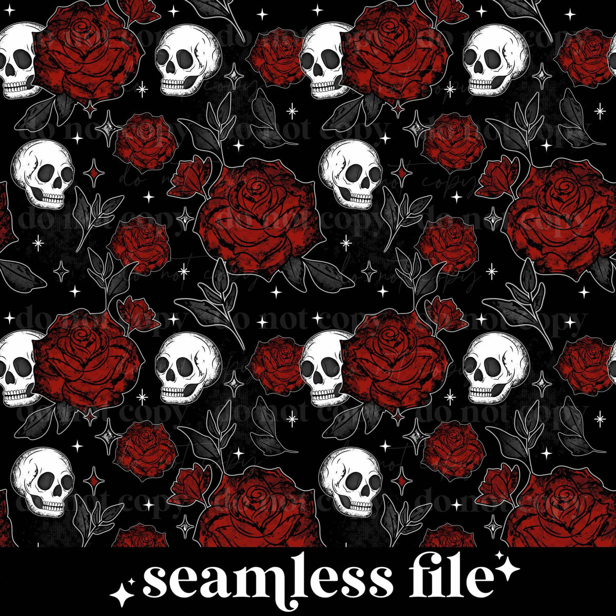 Rose Skellie Seamless