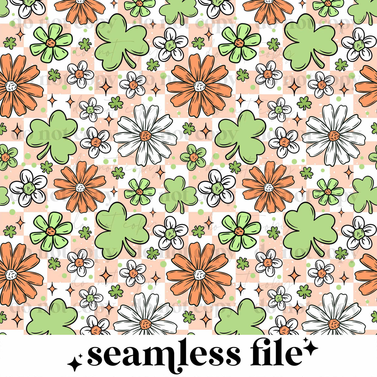 Saint Patty's Florals Seamless