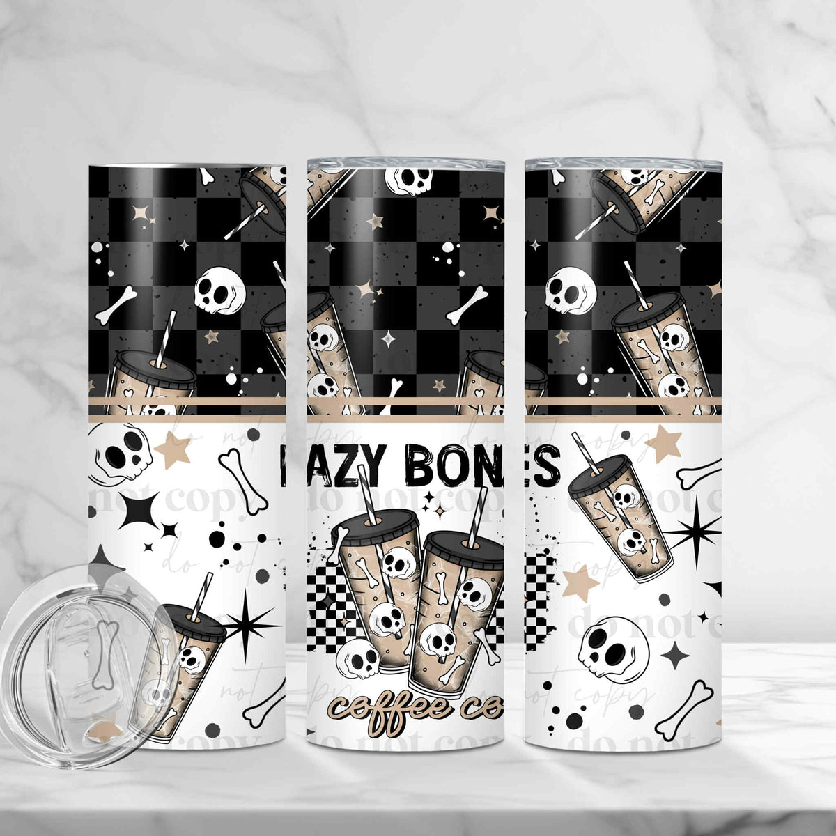 Lazy Bones Coffee Co Tumbler Wrap