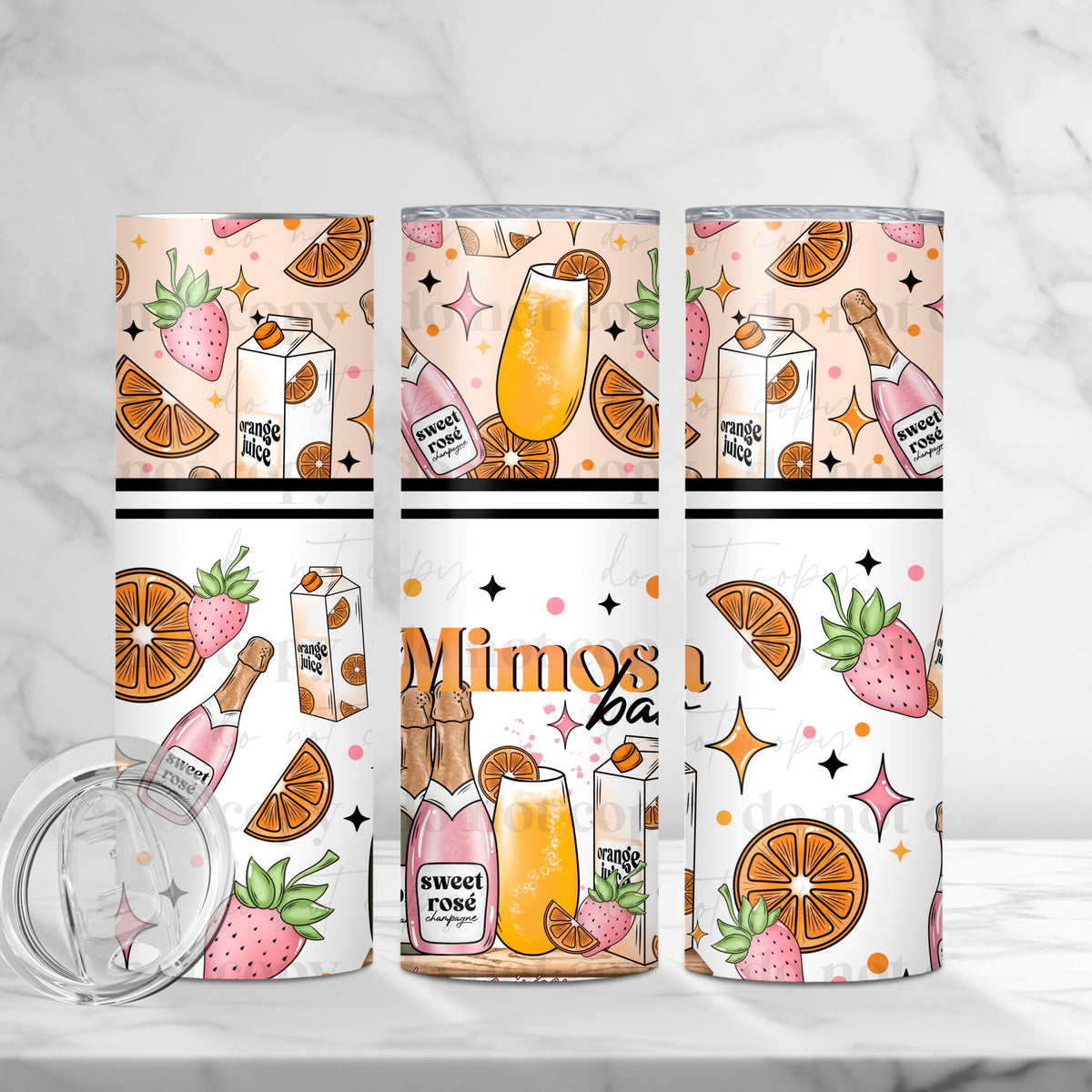 Mimosa bar Tumbler Wrap