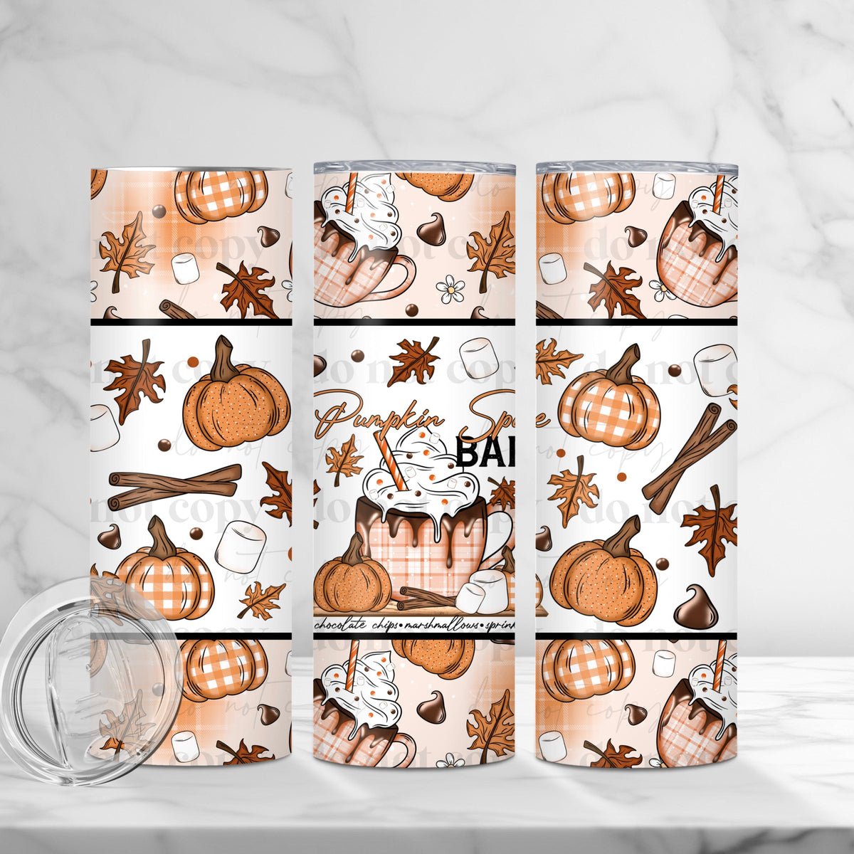 Pumpkin spice bar Tumbler Wrap