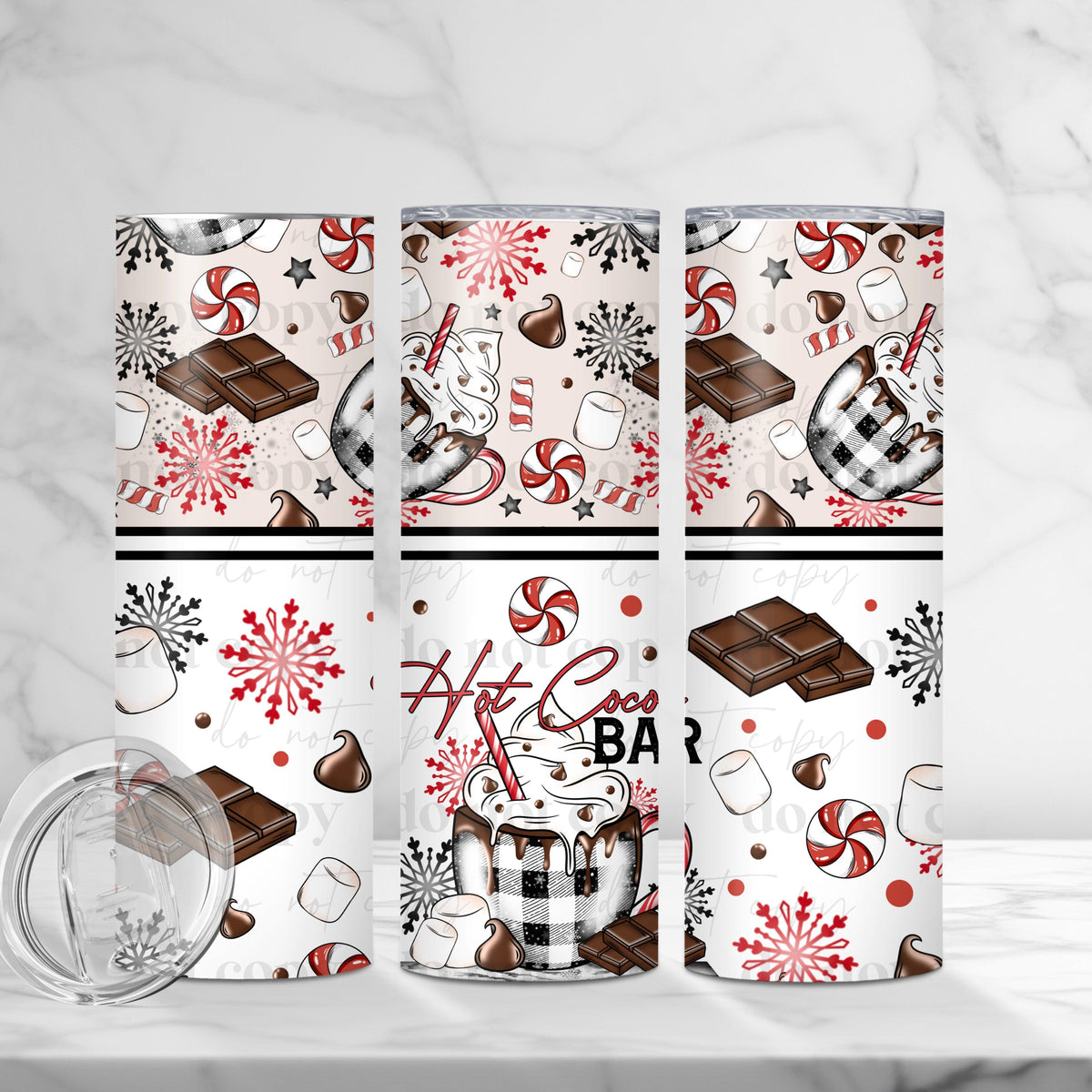 Hot cocoa bar Tumbler Wrap