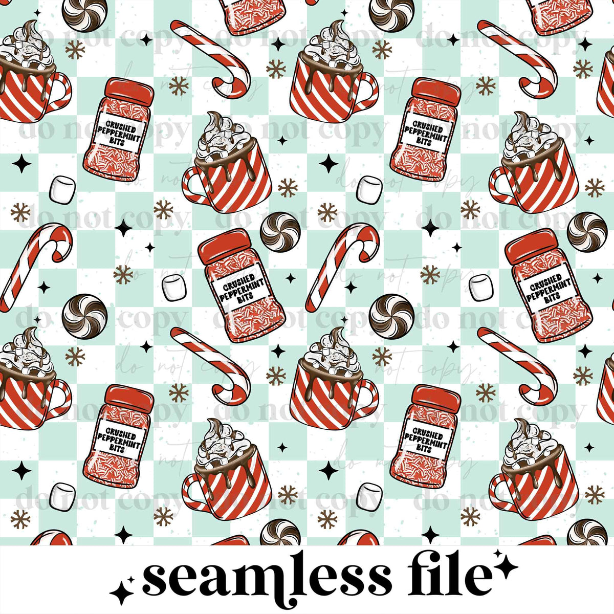 Peppermint Season Seamless