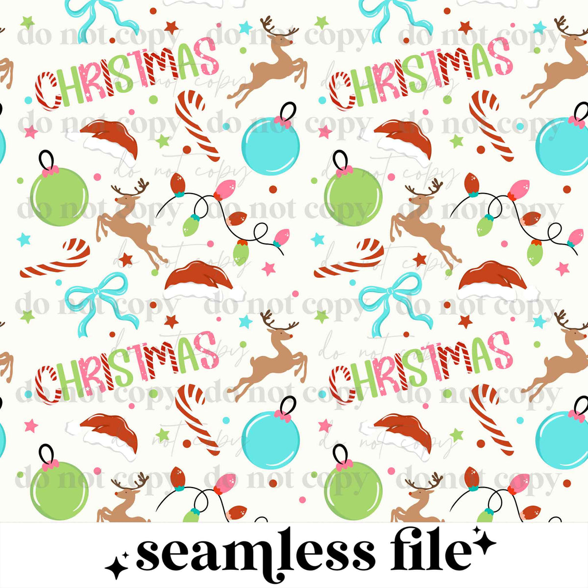 Simple Christmas Seamless