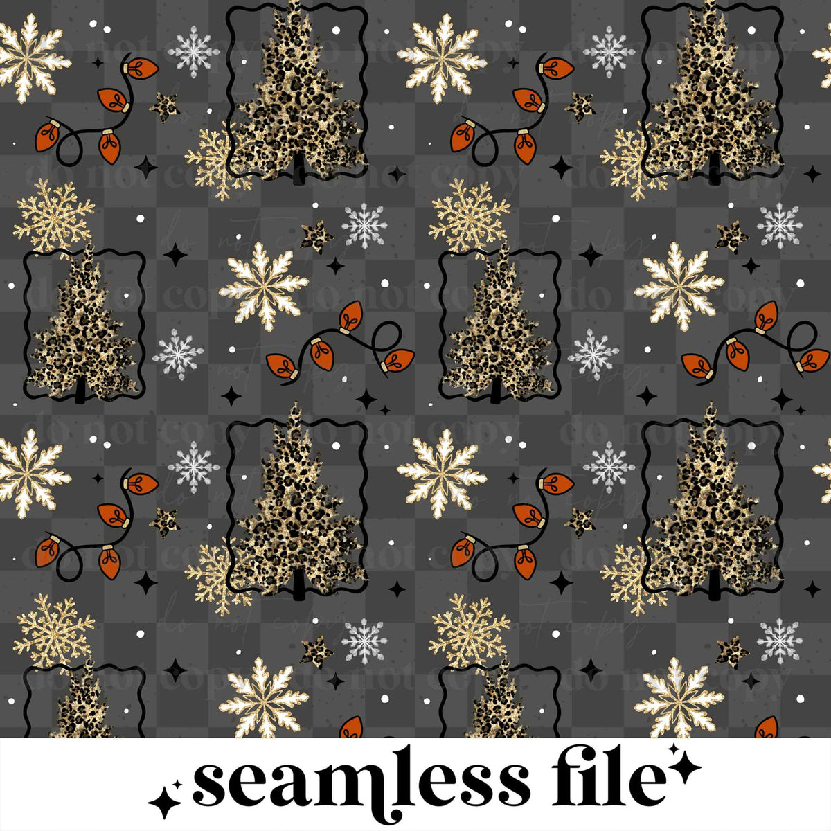 Rockin Around The Christmas Tree Seamless