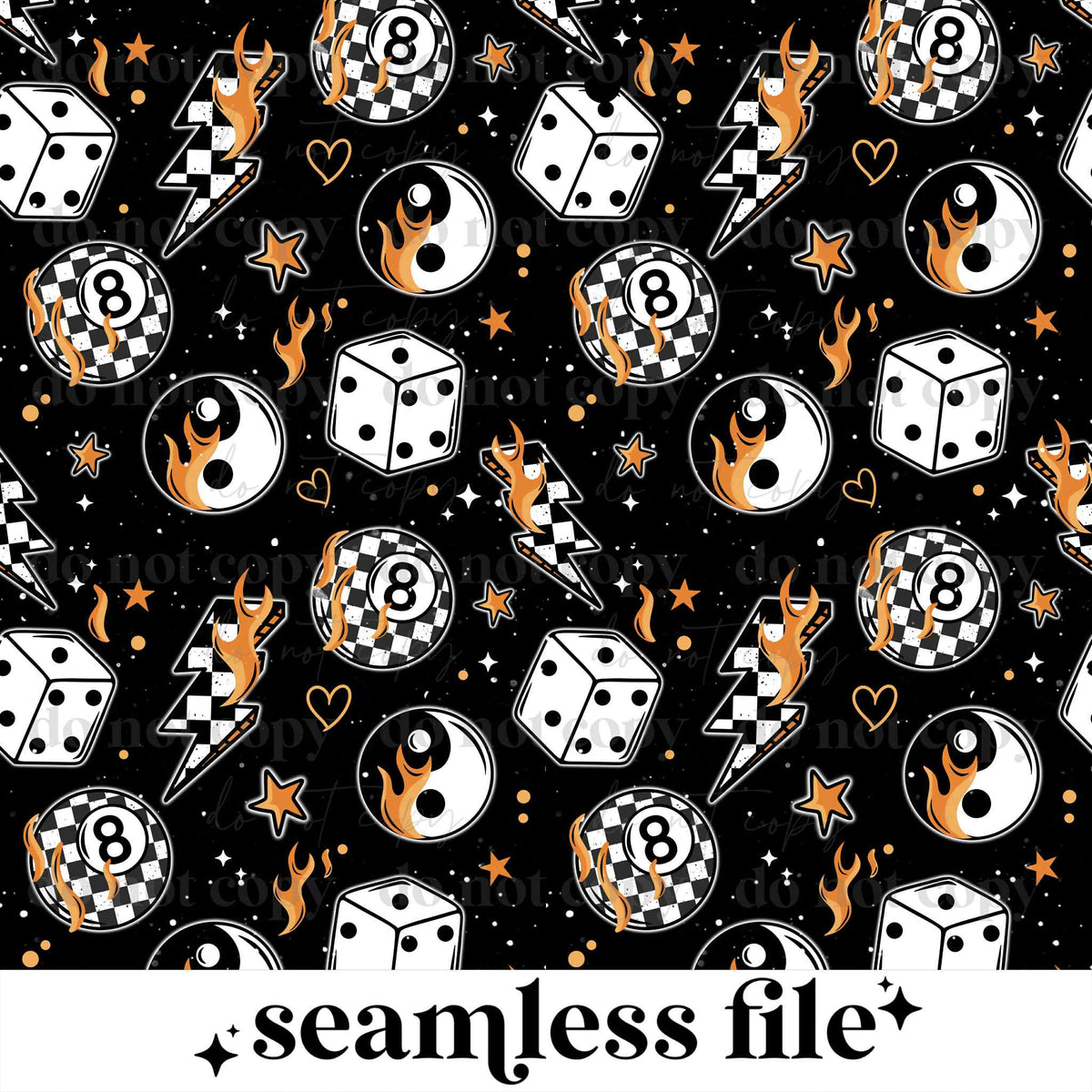 Magic 8 Ball Seamless