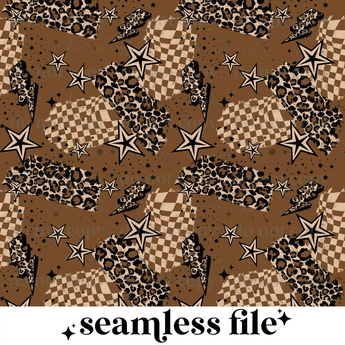 Cheetah Checker Seamless