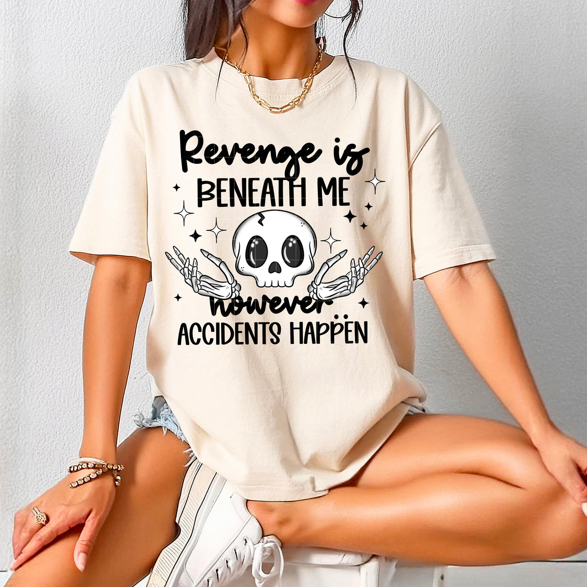 Revenge is beneath me PNG