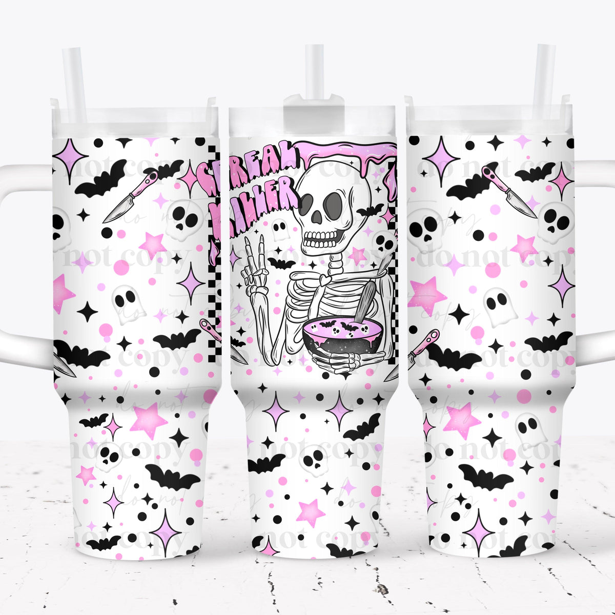 Cereal killer 40oz Tumbler Wrap