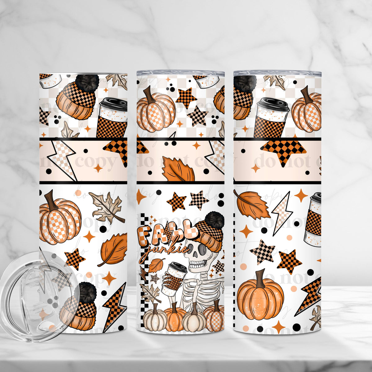 Fall Junkie Tumbler Wrap