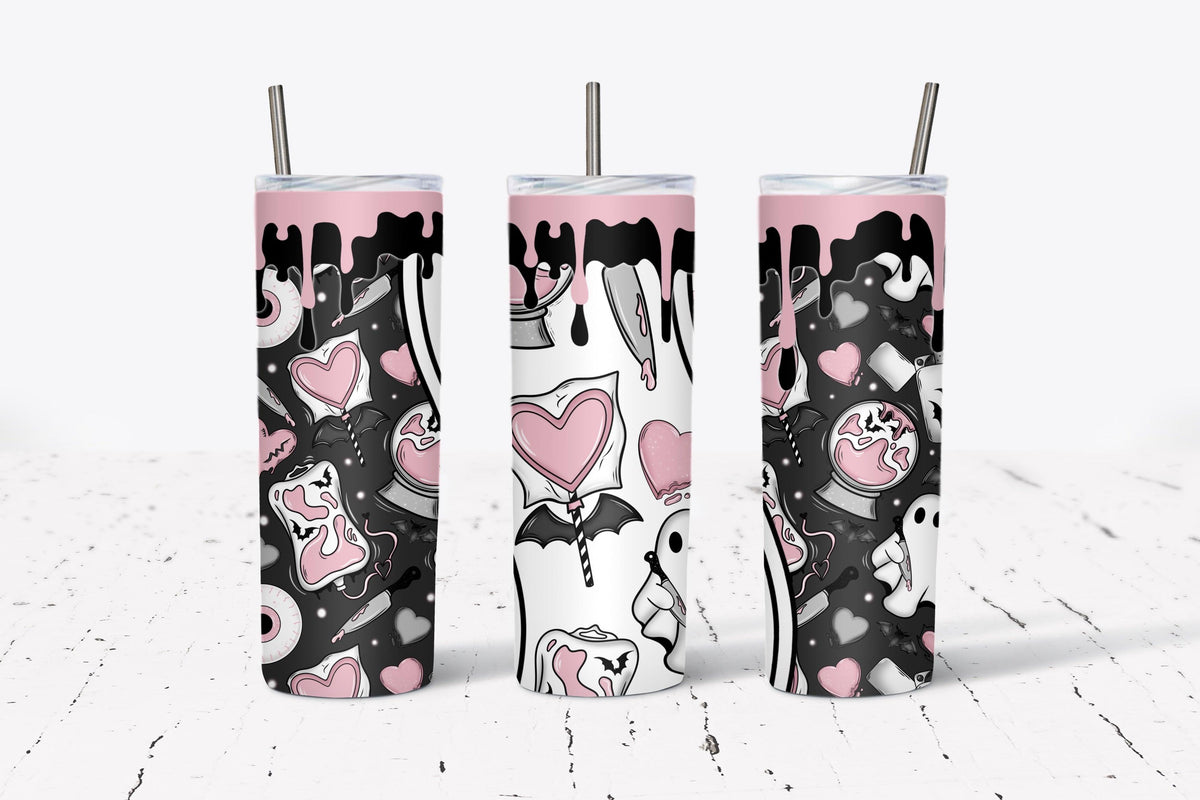 Spooky vday Tumbler Wrap