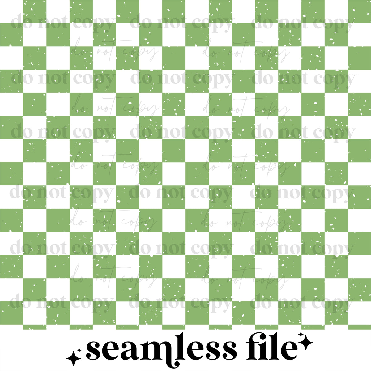 Green checker Seamless