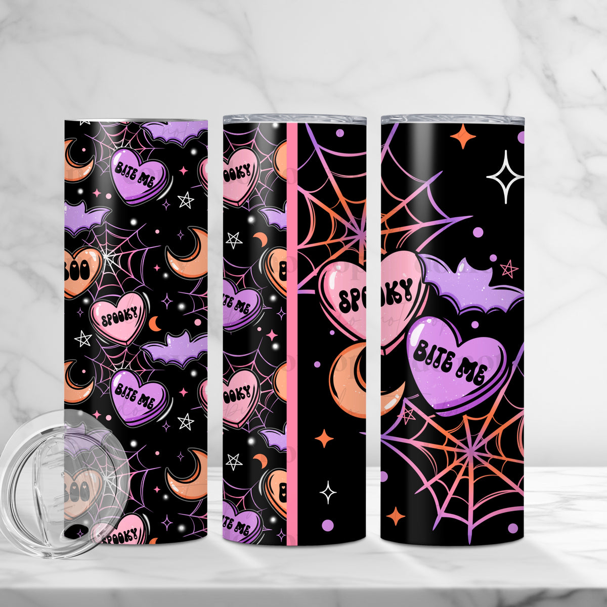 Spooky vday tumbler Wrap