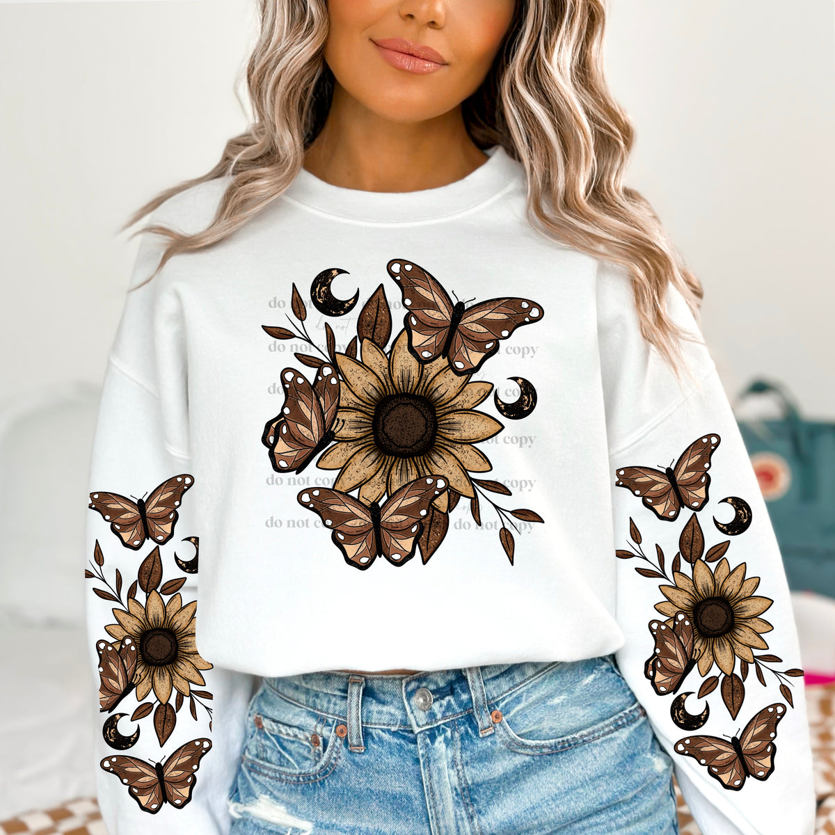 Sunflower butterflies w/ sleeves