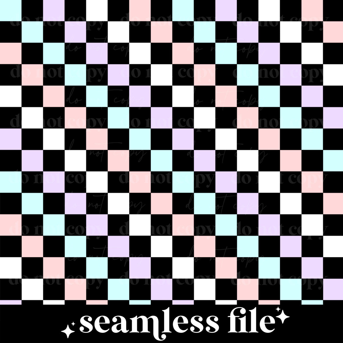 pastel checker seamless