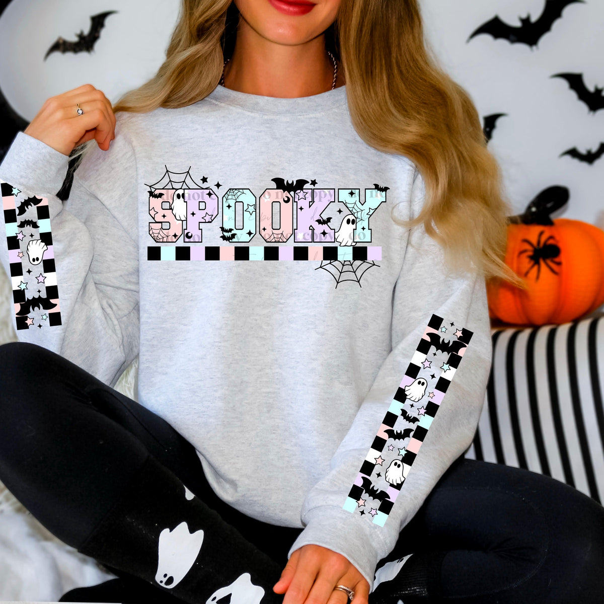 Pastel spooky with sleeves