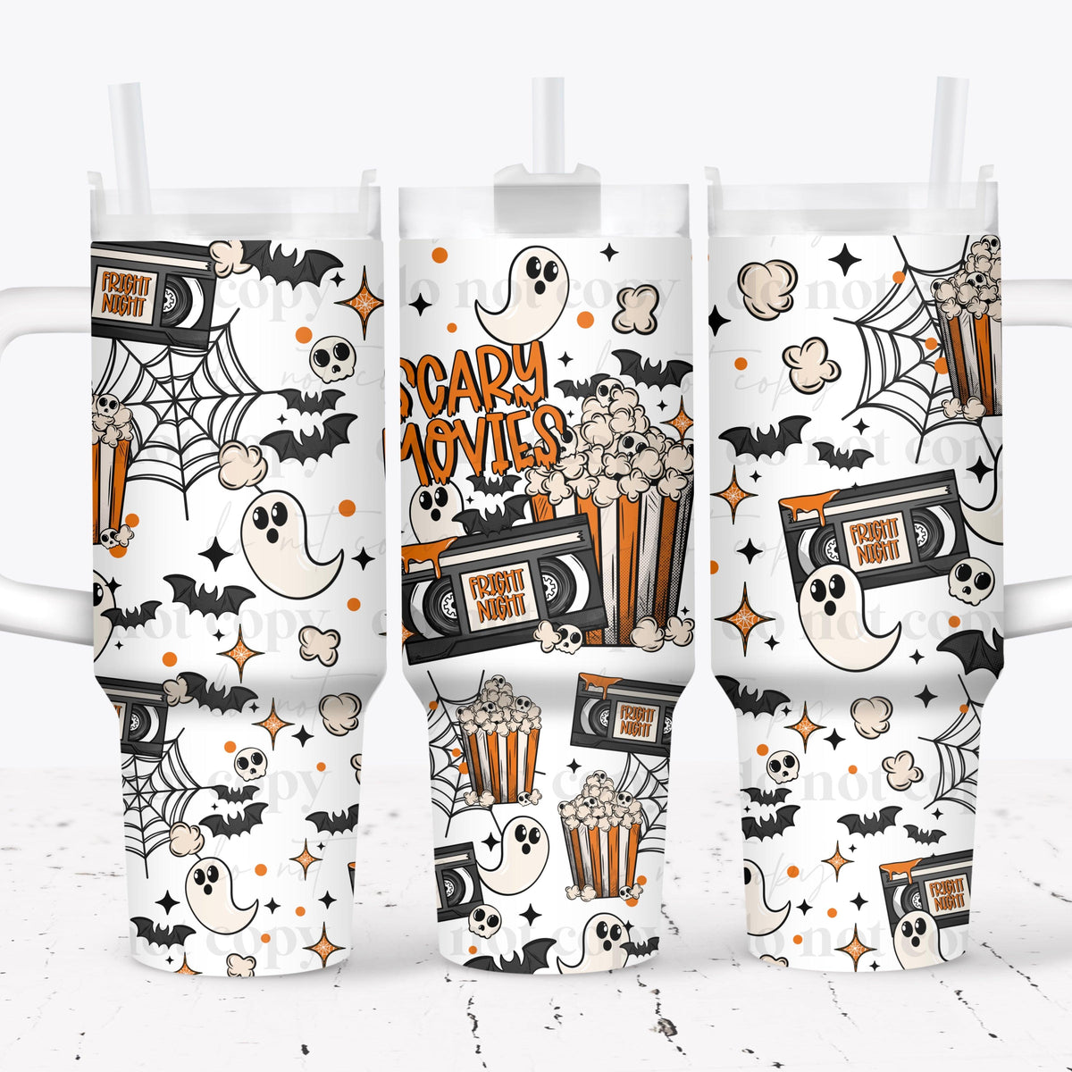 Scary Movies 40oz Tumbler Wrap