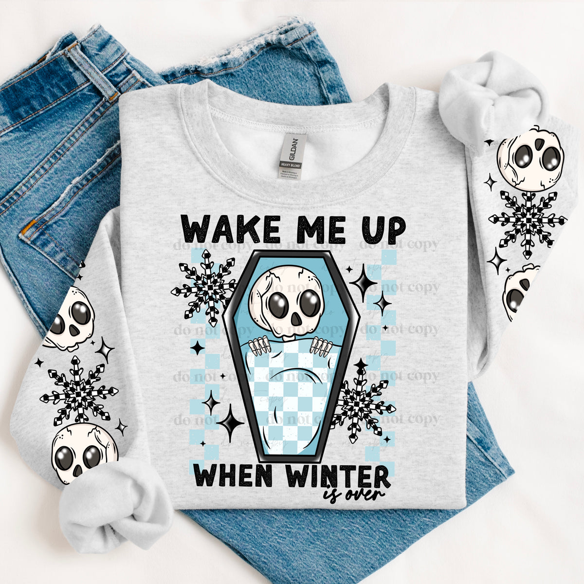 Wake me up when winter is over w/ Sleeves PNG