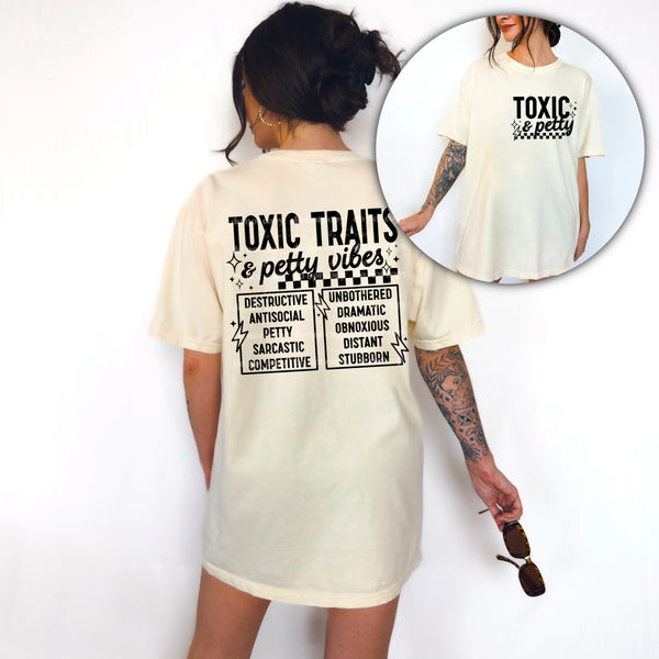 Toxic and petty Single Color PNG