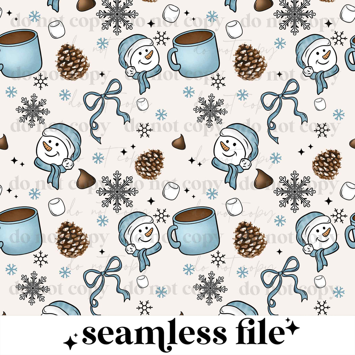 Stay Cozy Autumn Seamless