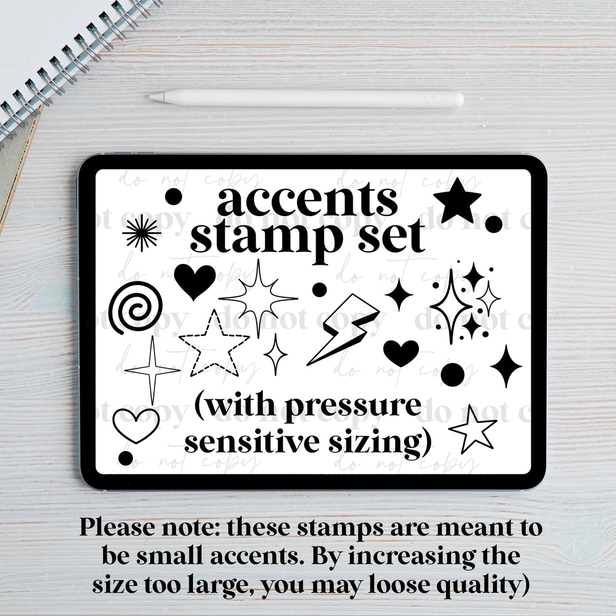 Accents Procreate Stamp Set