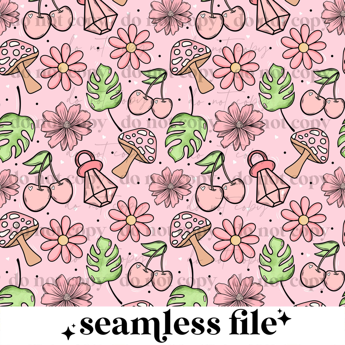 Happy doodles seamless